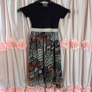 Girls Cindy Couture Multi Color Dress